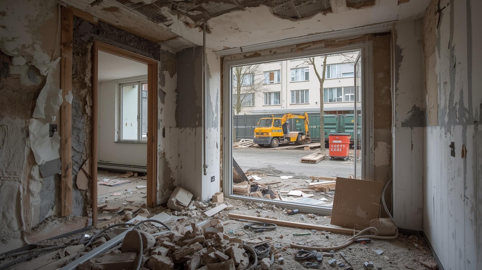 Services in Neukölln___Apartment interior demolition__Office and shop dismantling__Removal of walls and ceilings__Floor and tile removal__Bathroom and kitchen demolition__Selective demolition work__Cons (2)